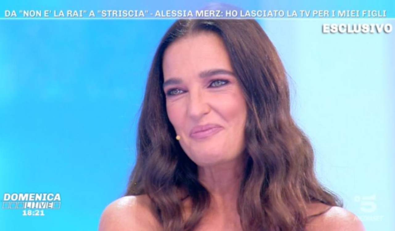 Alessia Merz a Domenica Live - lineadiretta24.it