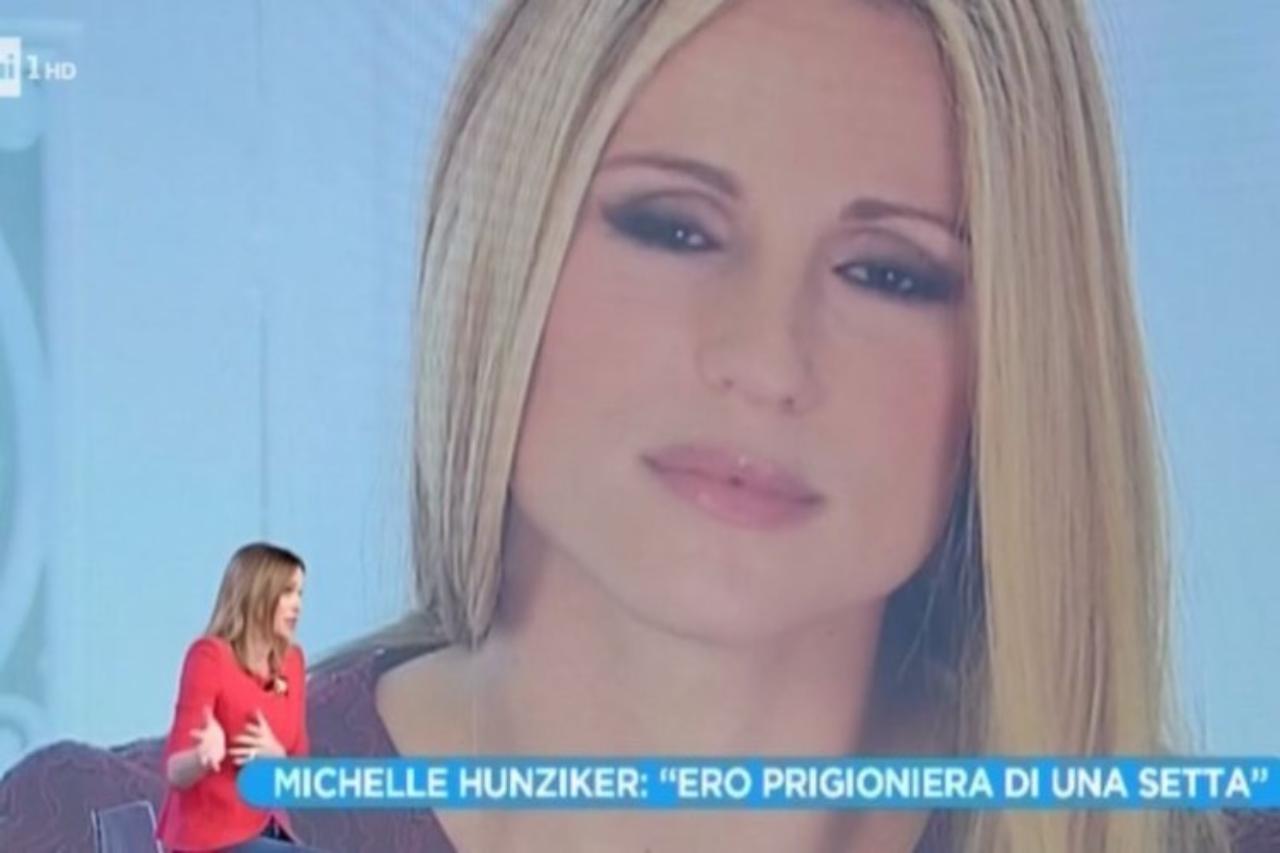 Michelle Hunziker racconta della setta- lineadiretta24.it