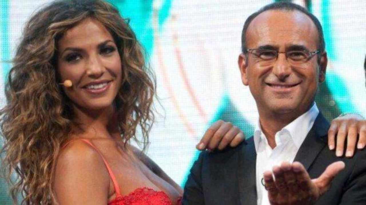 Roberta Morise e Carlo Conti - lineadiretta24.it