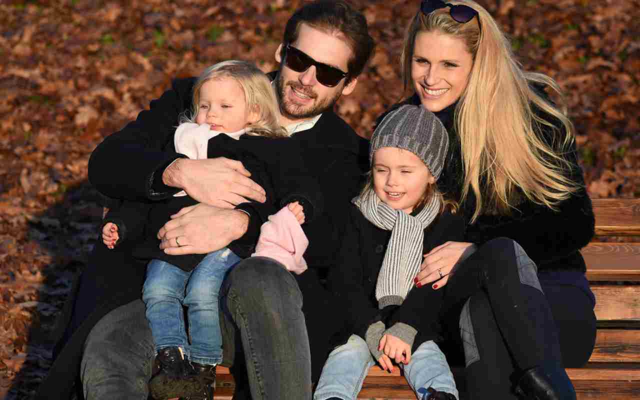 Michelle Hunziker, Sole, Celeste e Tomaso - lineadiretta24.it