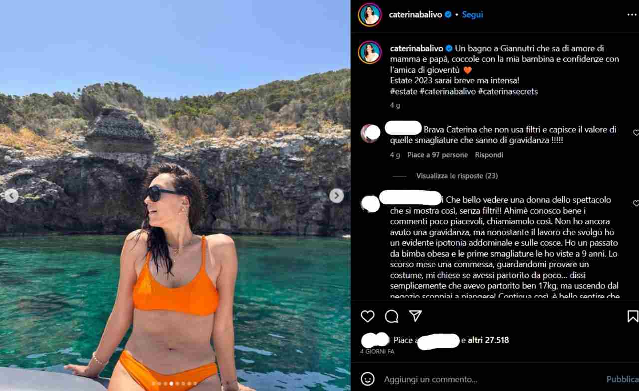 Caterina Balivo Instagram - lineadiretta24.it