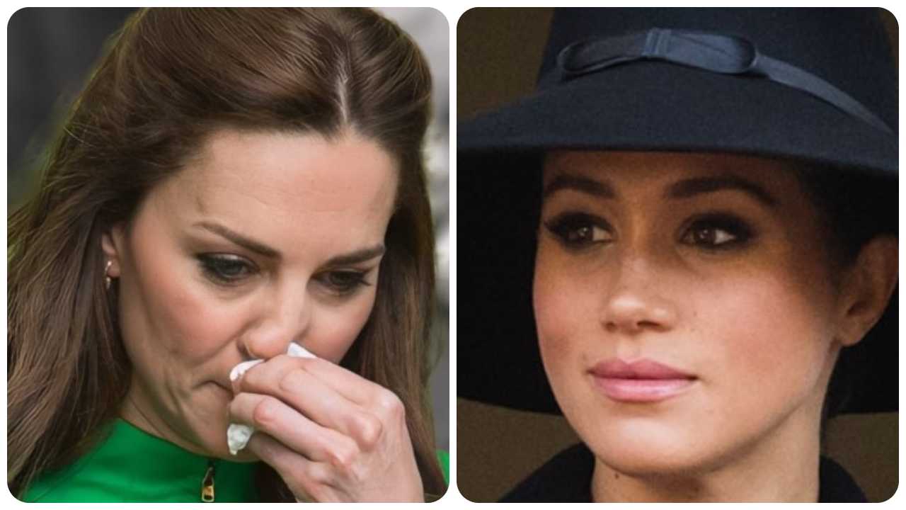 Kate piange per colpa di Meghan