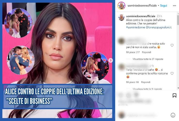 Un'ex corteggiatrice apre il rubinetto