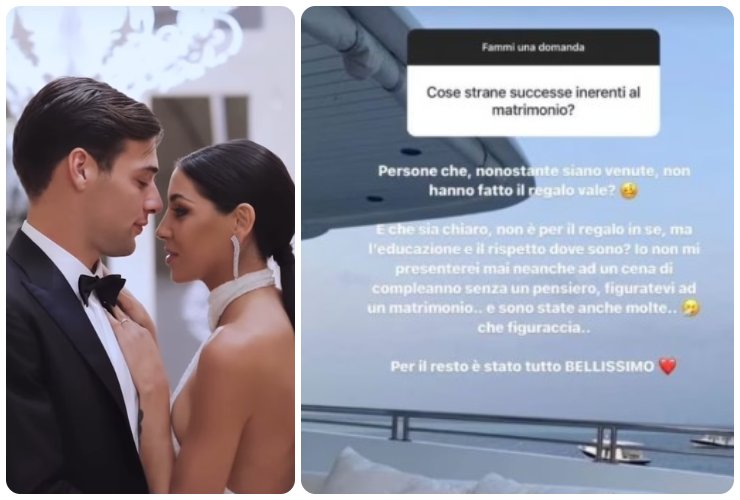 Triste retroscena sul matrimonio