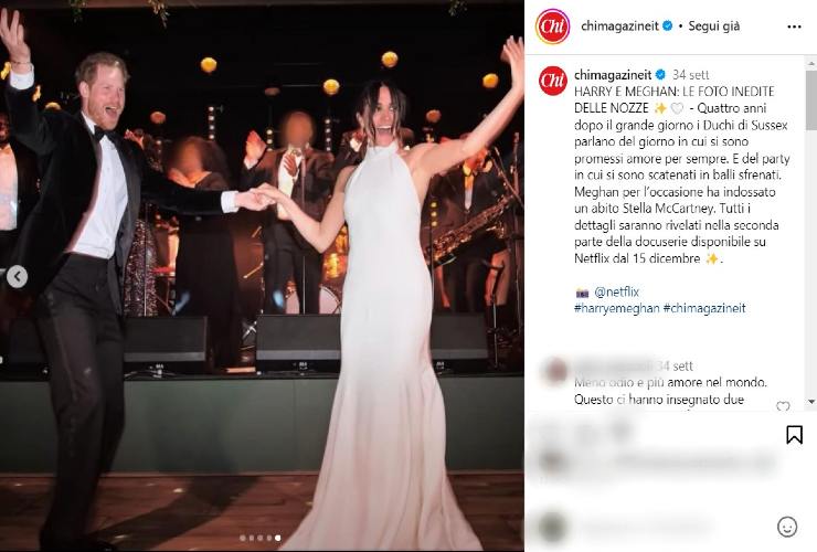 La verità sule nozze di Harry e Meghan
