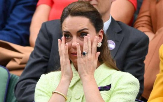 Kate Middleton in lacrime