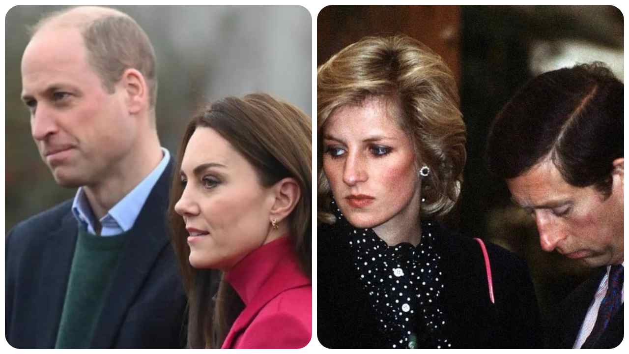 William e Kate paragonati a Carlo e Diana