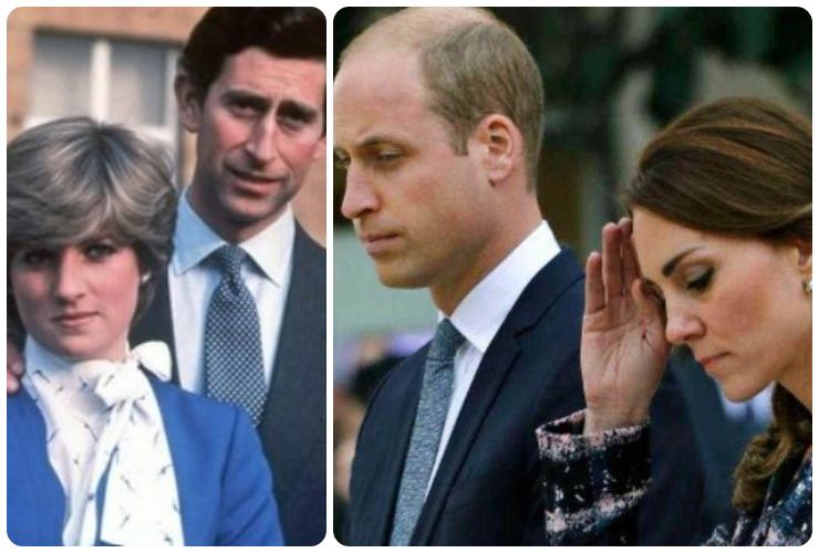 William e Kate paragonati a Carlo e Diana