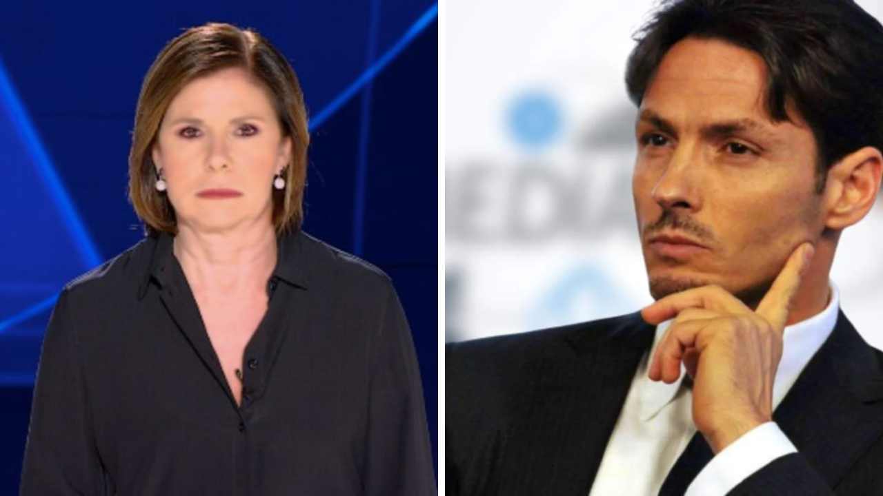 La presentatrice Bianca Berlinguer e Piersilvio Berlusconi - Lineadiretta24.it