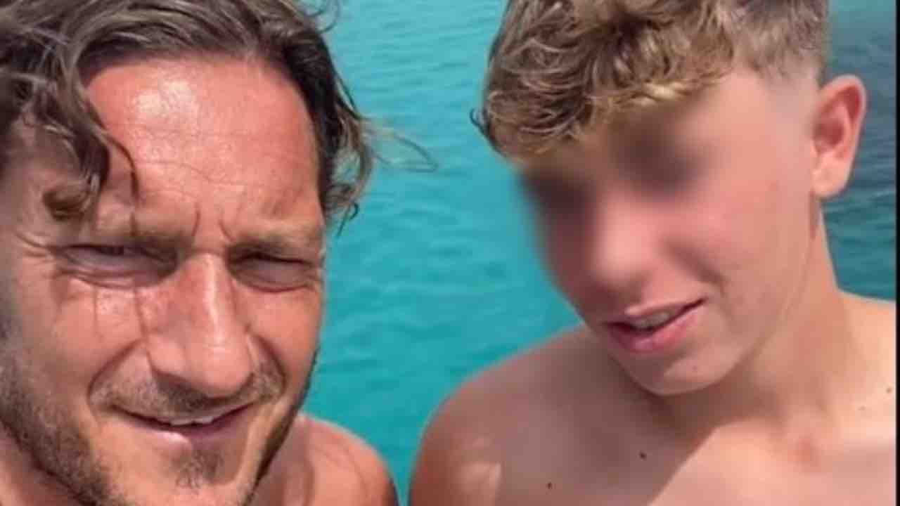 Francesco Totti e Cristian Totti - Lineadiretta24.it