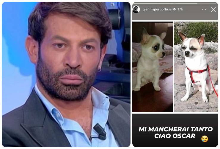 Il duro addio per Gianni Sperti