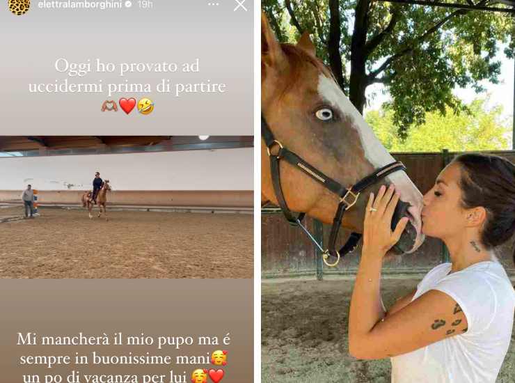 Elettra Lamborghini con il suo Dadi - Lineadiretta24.it