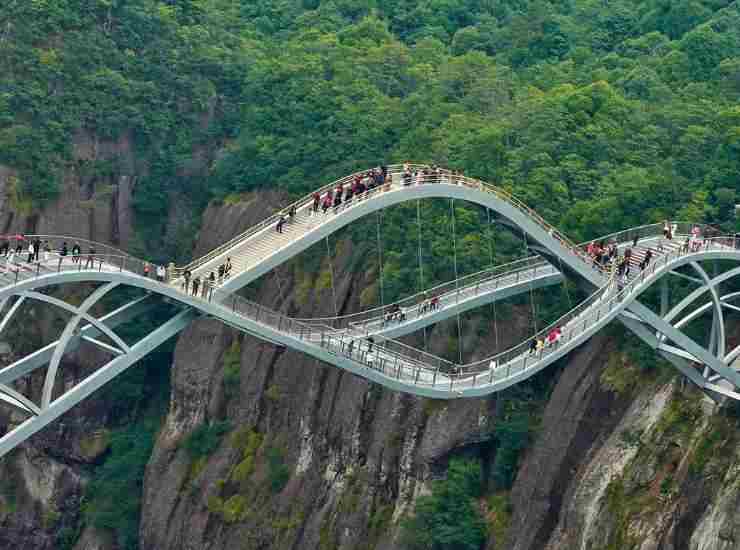 Il ponte a 140 m di altezza in Cina - Lineadireta24.it